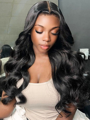 Glueless 5*7 Ready To Go Wigs Body Wave 5s Easy Go -- Pre Cut Pre Plucked Pre Bleached Mini Knots